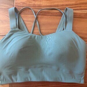 Lululemon Like a Cloud Ribbed Bra D/DD Cup, size 8